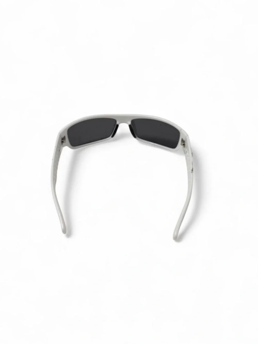 Ricot White Wraparound Sunglasses Y2K Sport Cyber Shades